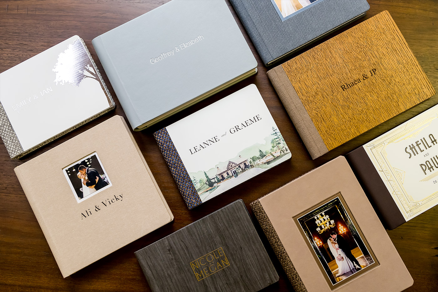 Album de boda vintage Life Book, Elegante y original