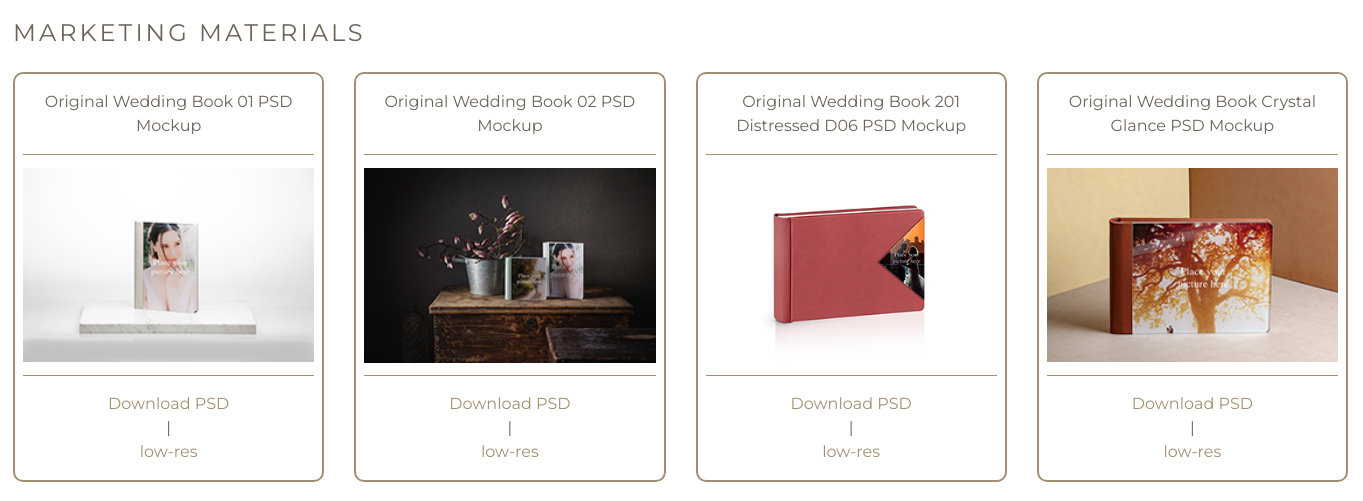marketing materials