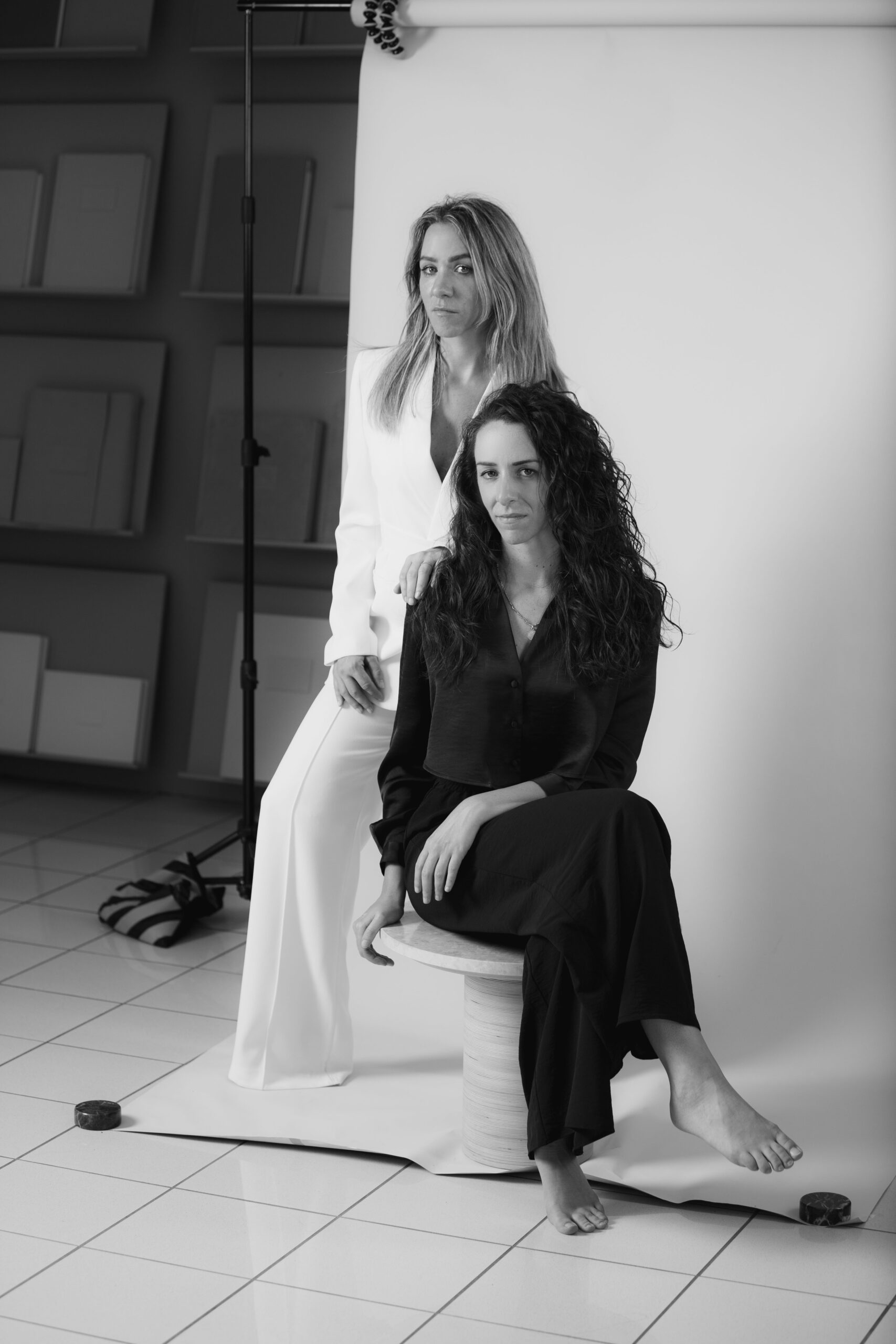 Alice and Lisa Tramontina, studio portrait