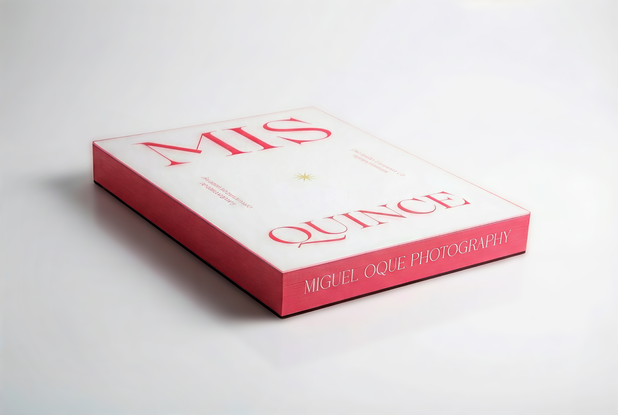 Close detail of typography printed on the edge